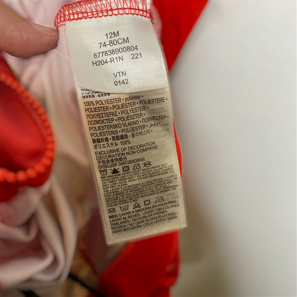 Nike Toddler Red Sweat Top 12 Month - Picture 4 of 6